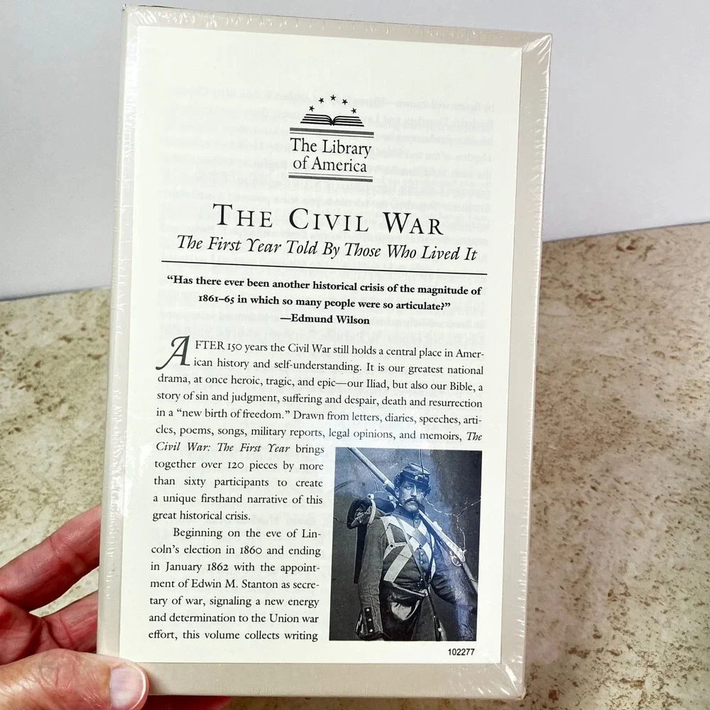 Library of America The Civil War The First Year Hardcover Slipcase New Sealed